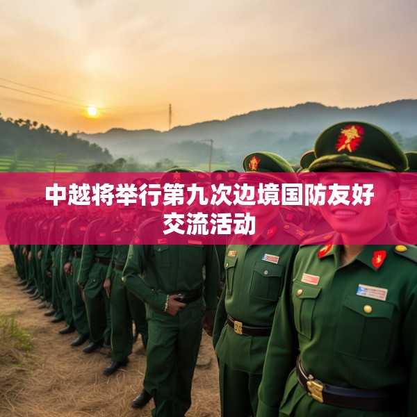 中越将举行第九次边境国防友好交流活动