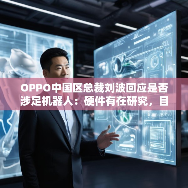 OPPO中国区总裁刘波回应是否涉足机器人：硬件有在研究，目前更聚焦AI应用和场景