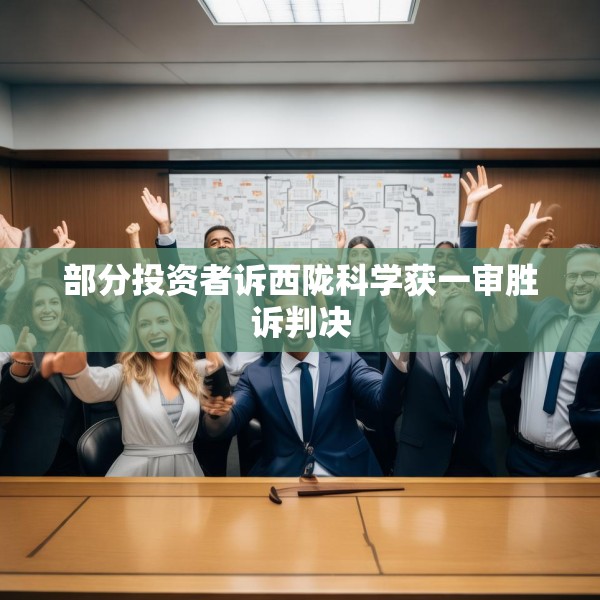 部分投资者诉西陇科学获一审胜诉判决
