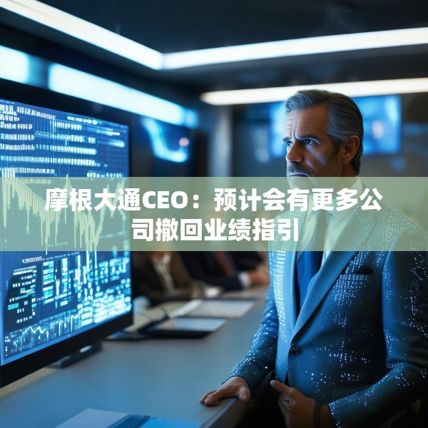 摩根大通CEO：预计会有更多公司撤回业绩指引