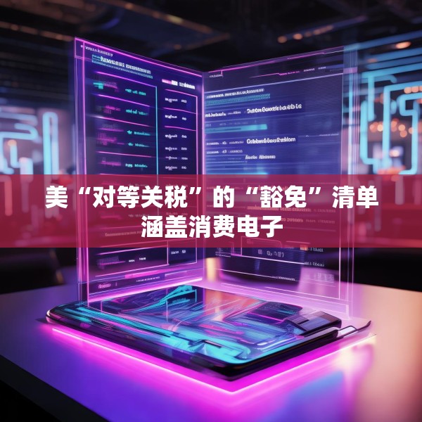 美“对等关税”的“豁免”清单涵盖消费电子