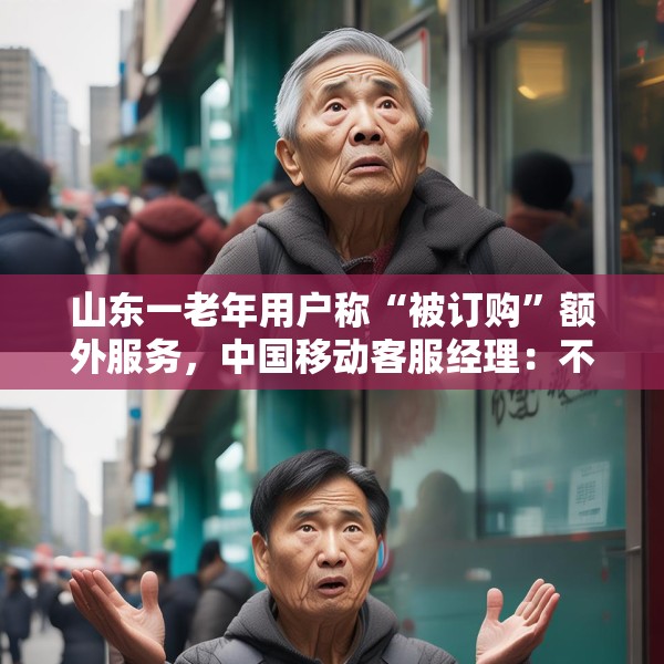 山东一老年用户称“被订购”额外服务，中国移动客服经理：不知情
