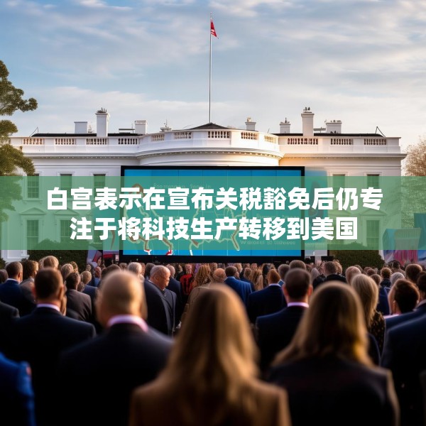 白宫表示在宣布关税豁免后仍专注于将科技生产转移到美国