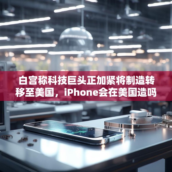 白宫称科技巨头正加紧将制造转移至美国，iPhone会在美国造吗？