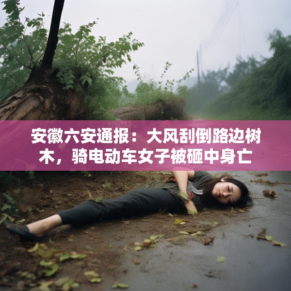 安徽六安通报：大风刮倒路边树木，骑电动车女子被砸中身亡