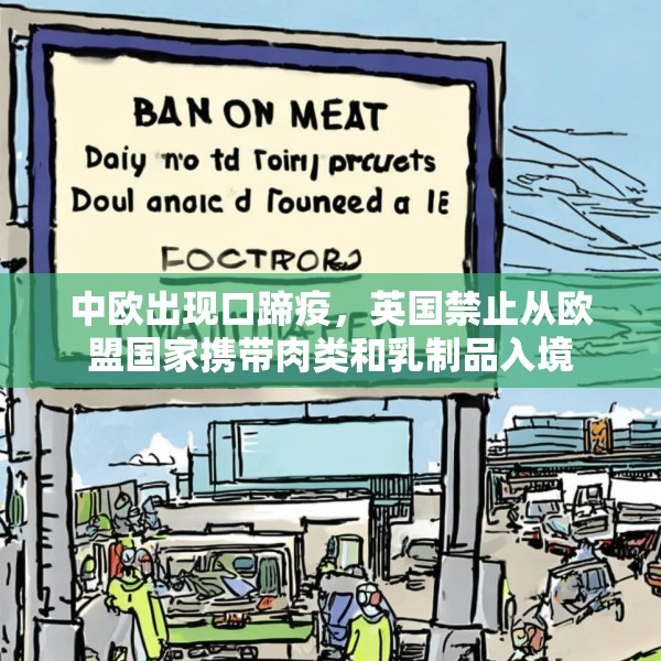 中欧出现口蹄疫，英国禁止从欧盟国家携带肉类和乳制品入境