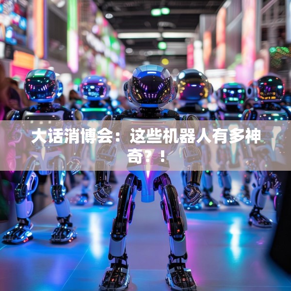 大话消博会：这些机器人有多神奇？!