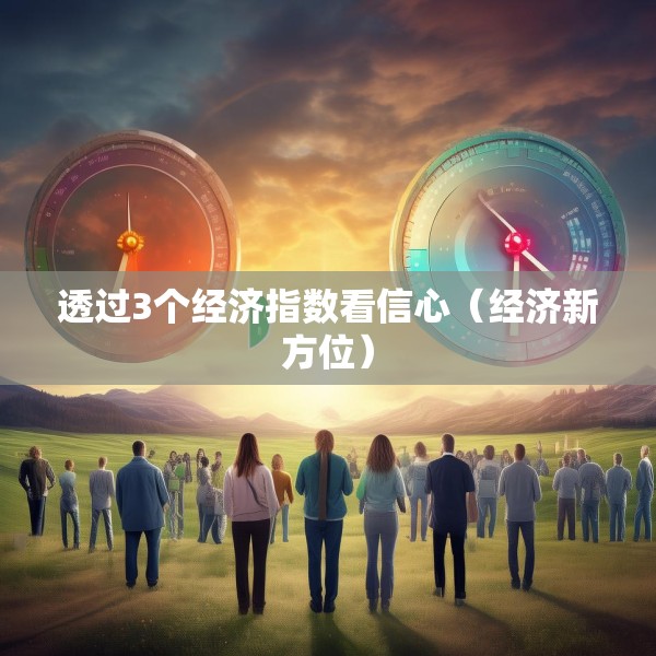 透过3个经济指数看信心（经济新方位）