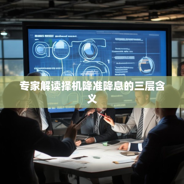 专家解读择机降准降息的三层含义