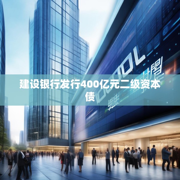 建设银行发行400亿元二级资本债