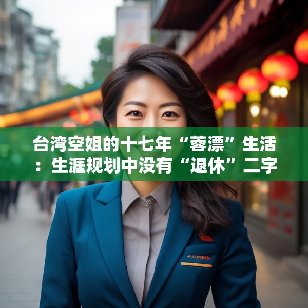 台湾空姐的十七年“蓉漂”生活：生涯规划中没有“退休”二字