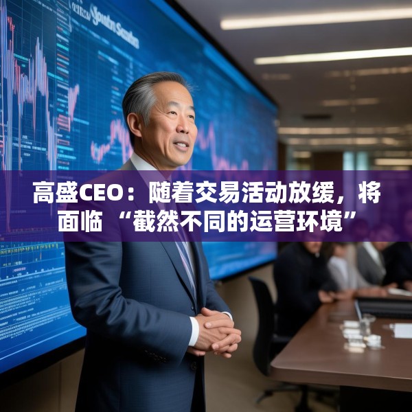 高盛CEO：随着交易活动放缓，将面临 “截然不同的运营环境”