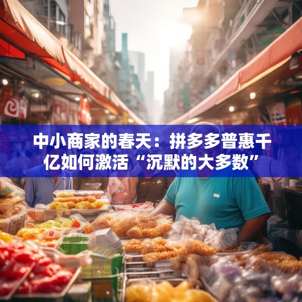 中小商家的春天：拼多多普惠千亿如何激活“沉默的大多数”