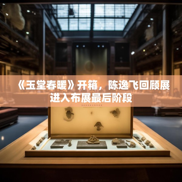 《玉堂春暖》开箱，陈逸飞回顾展进入布展最后阶段