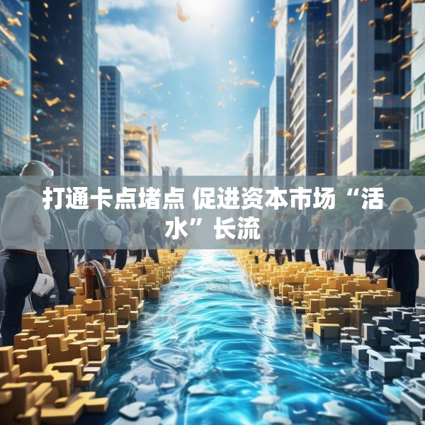 打通卡点堵点 促进资本市场“活水”长流