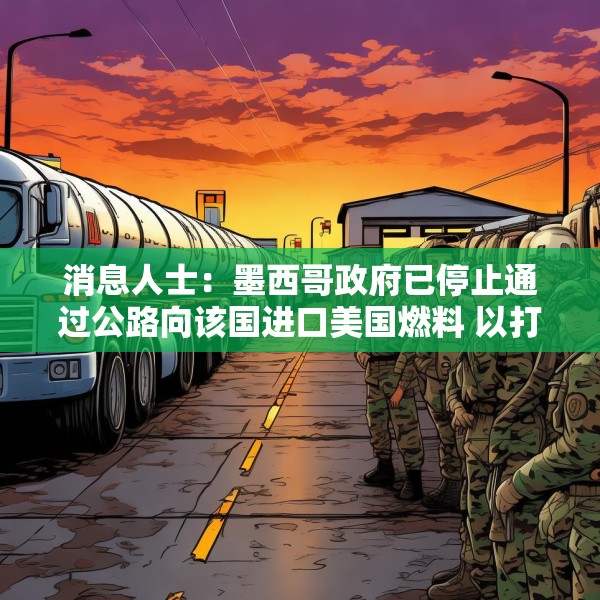 消息人士：墨西哥政府已停止通过公路向该国进口美国燃料 以打击非法交易