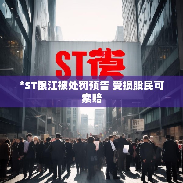 *ST银江被处罚预告 受损股民可索赔