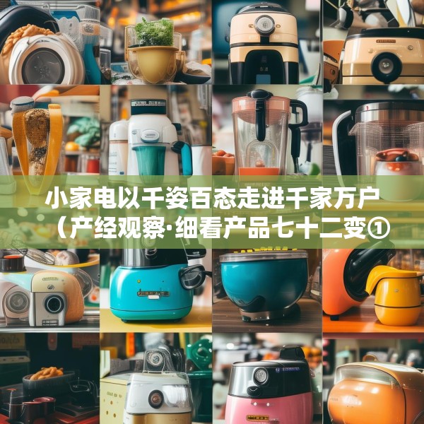 小家电以千姿百态走进千家万户（产经观察·细看产品七十二变①）