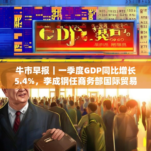 牛市早报｜一季度GDP同比增长5.4%，李成钢任商务部国际贸易谈判代表