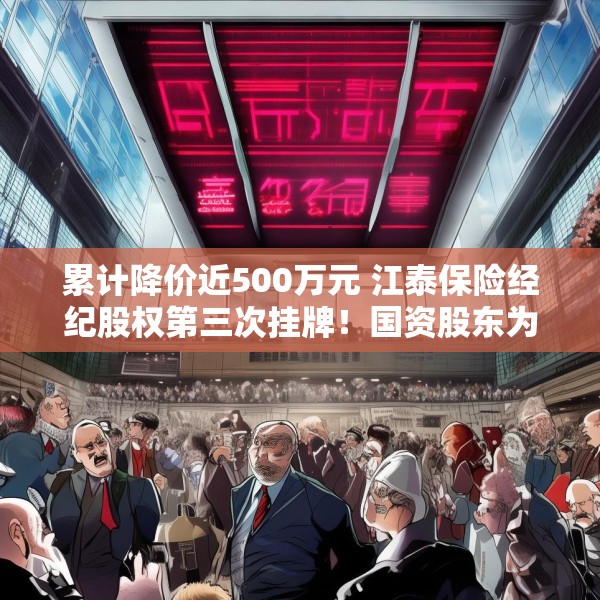 累计降价近500万元 江泰保险经纪股权第三次挂牌！国资股东为啥执意退出这个“香饽饽”？
