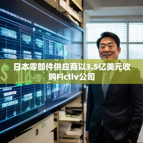 日本零部件供应商以3.5亿美元收购Fictiv公司
