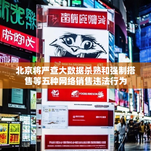 北京将严查大数据杀熟和强制搭售等五种网络销售违法行为