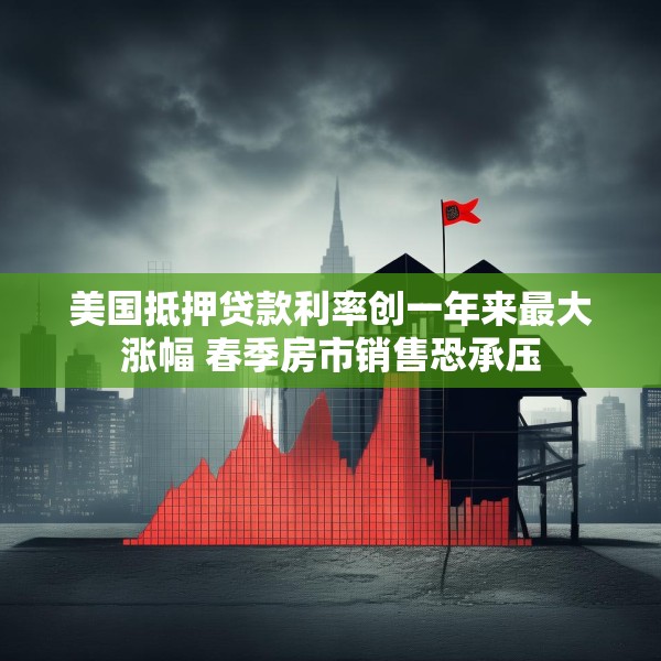 美国抵押贷款利率创一年来最大涨幅 春季房市销售恐承压