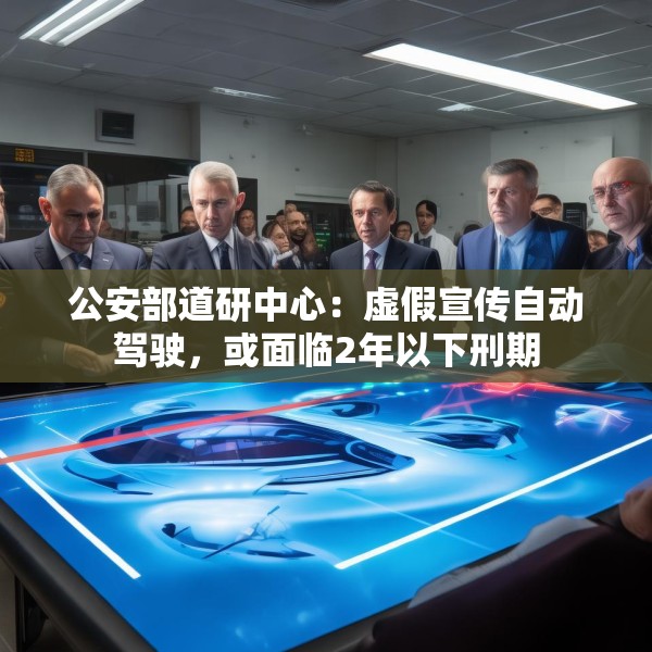 公安部道研中心：虚假宣传自动驾驶，或面临2年以下刑期