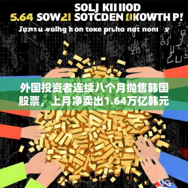 外国投资者连续八个月抛售韩国股票，上月净卖出1.64万亿韩元