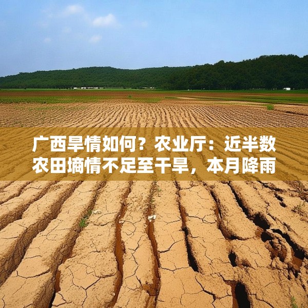 广西旱情如何？农业厅：近半数农田墒情不足至干旱，本月降雨将渐增
