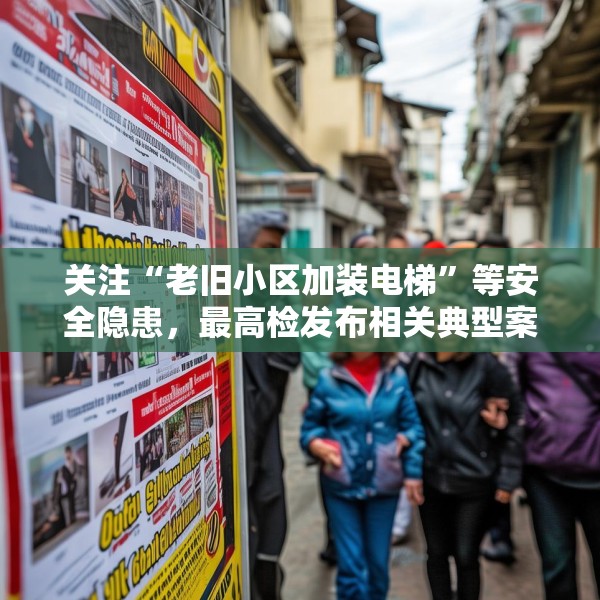 关注“老旧小区加装电梯”等安全隐患，最高检发布相关典型案例
