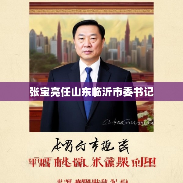 张宝亮任山东临沂市委书记