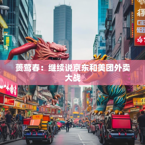 蒉莺春：继续说京东和美团外卖大战