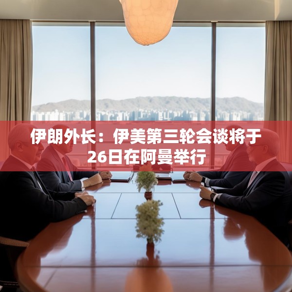 伊朗外长：伊美第三轮会谈将于26日在阿曼举行