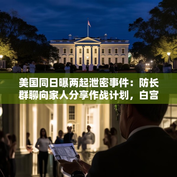 美国同日曝两起泄密事件：防长群聊向家人分享作战计划，白宫平面图被“共享”