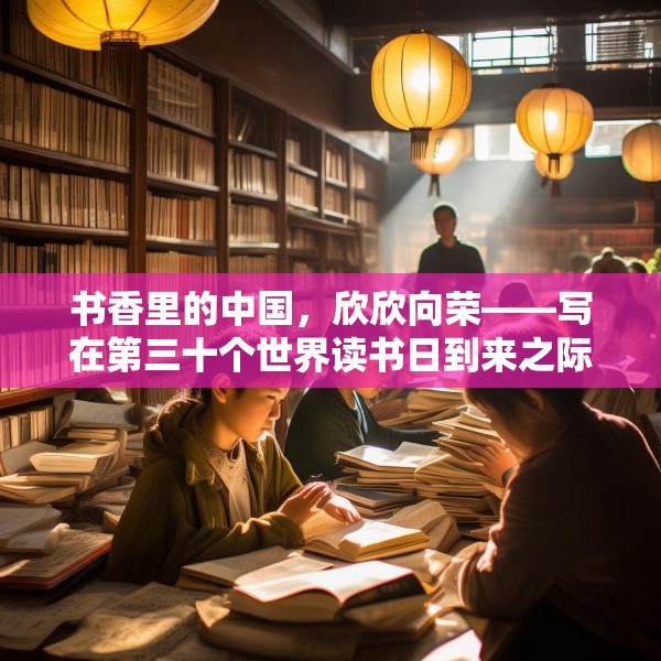 书香里的中国，欣欣向荣——写在第三十个世界读书日到来之际