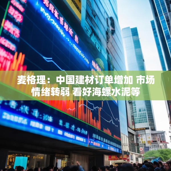 麦格理：中国建材订单增加 市场情绪转弱 看好海螺水泥等