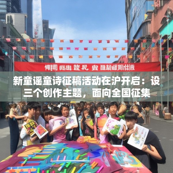 新童谣童诗征稿活动在沪开启：设三个创作主题，面向全国征集
