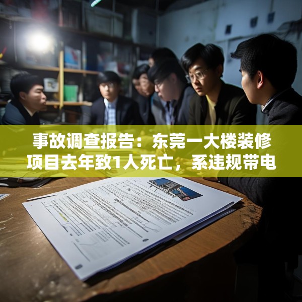 事故调查报告：东莞一大楼装修项目去年致1人死亡，系违规带电作业