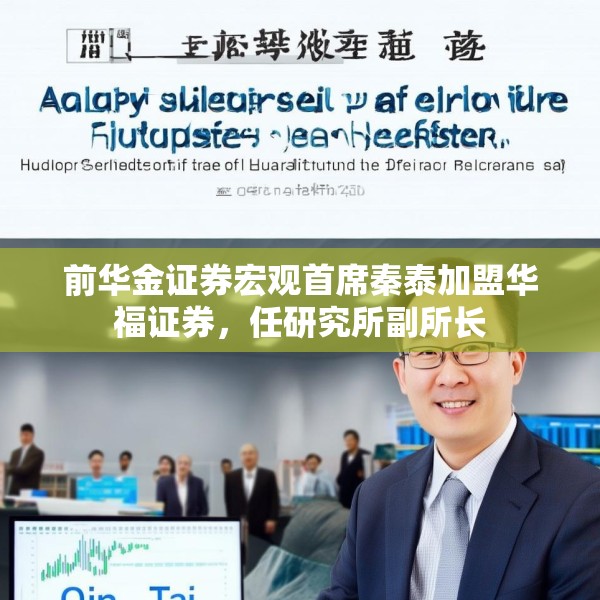 前华金证券宏观首席秦泰加盟华福证券，任研究所副所长