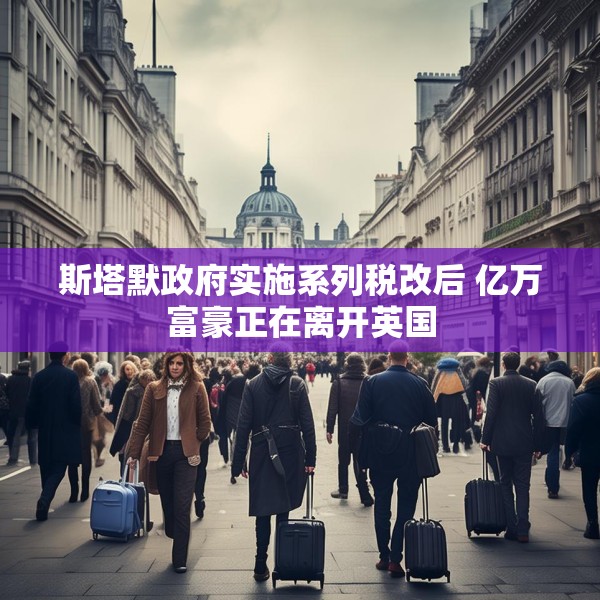 斯塔默政府实施系列税改后 亿万富豪正在离开英国