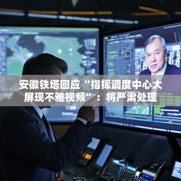安徽铁塔回应“指挥调度中心大屏现不雅视频”：将严肃处理