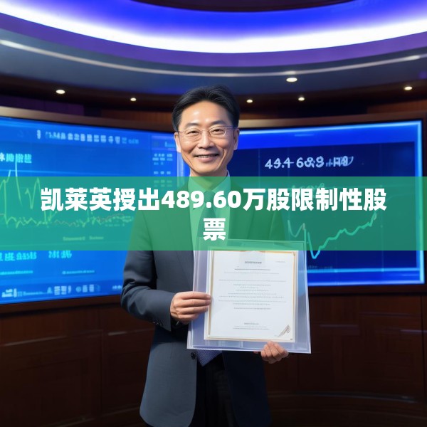 凯莱英授出489.60万股限制性股票