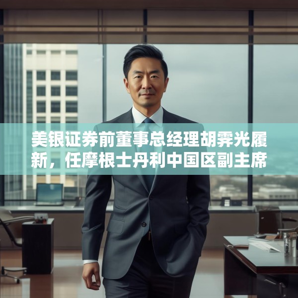 美银证券前董事总经理胡霁光履新，任摩根士丹利中国区副主席