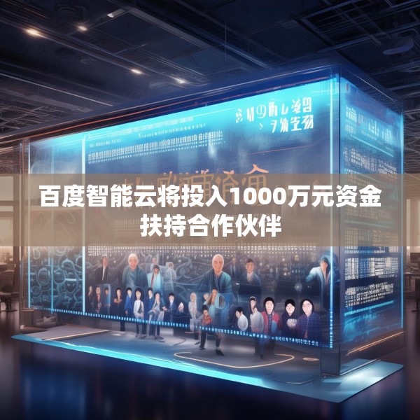百度智能云将投入1000万元资金扶持合作伙伴
