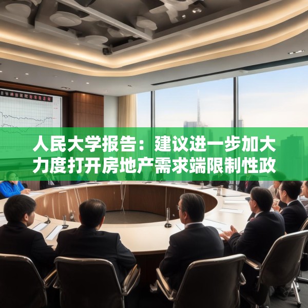 人民大学报告：建议进一步加大力度打开房地产需求端限制性政策