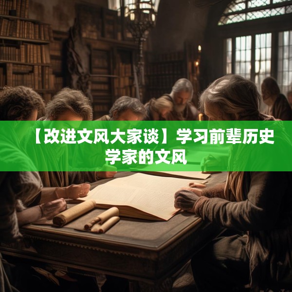 【改进文风大家谈】学习前辈历史学家的文风