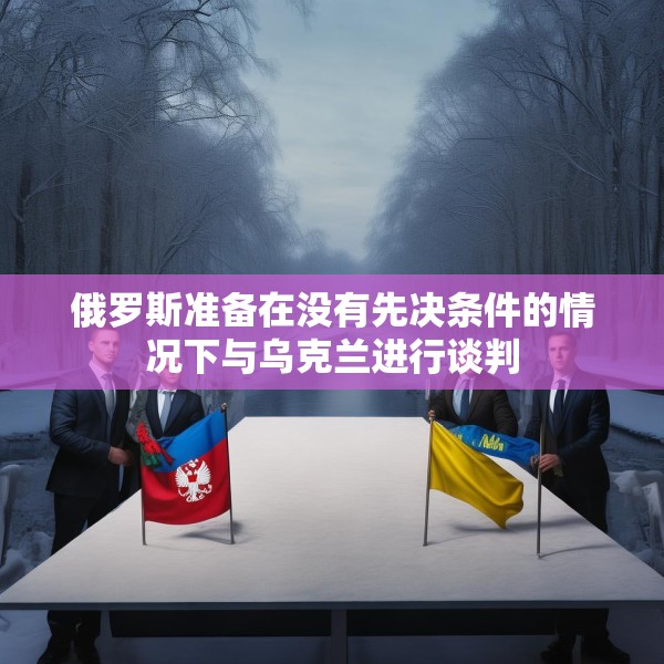 俄罗斯准备在没有先决条件的情况下与乌克兰进行谈判