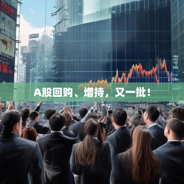 A股回购、增持，又一批！