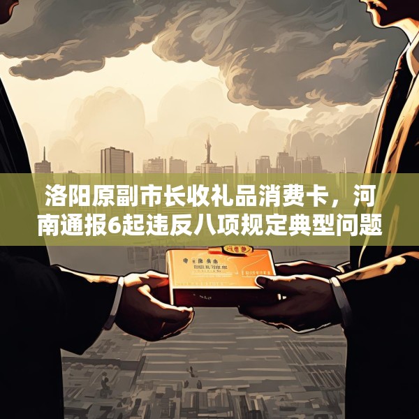 洛阳原副市长收礼品消费卡，河南通报6起违反八项规定典型问题
